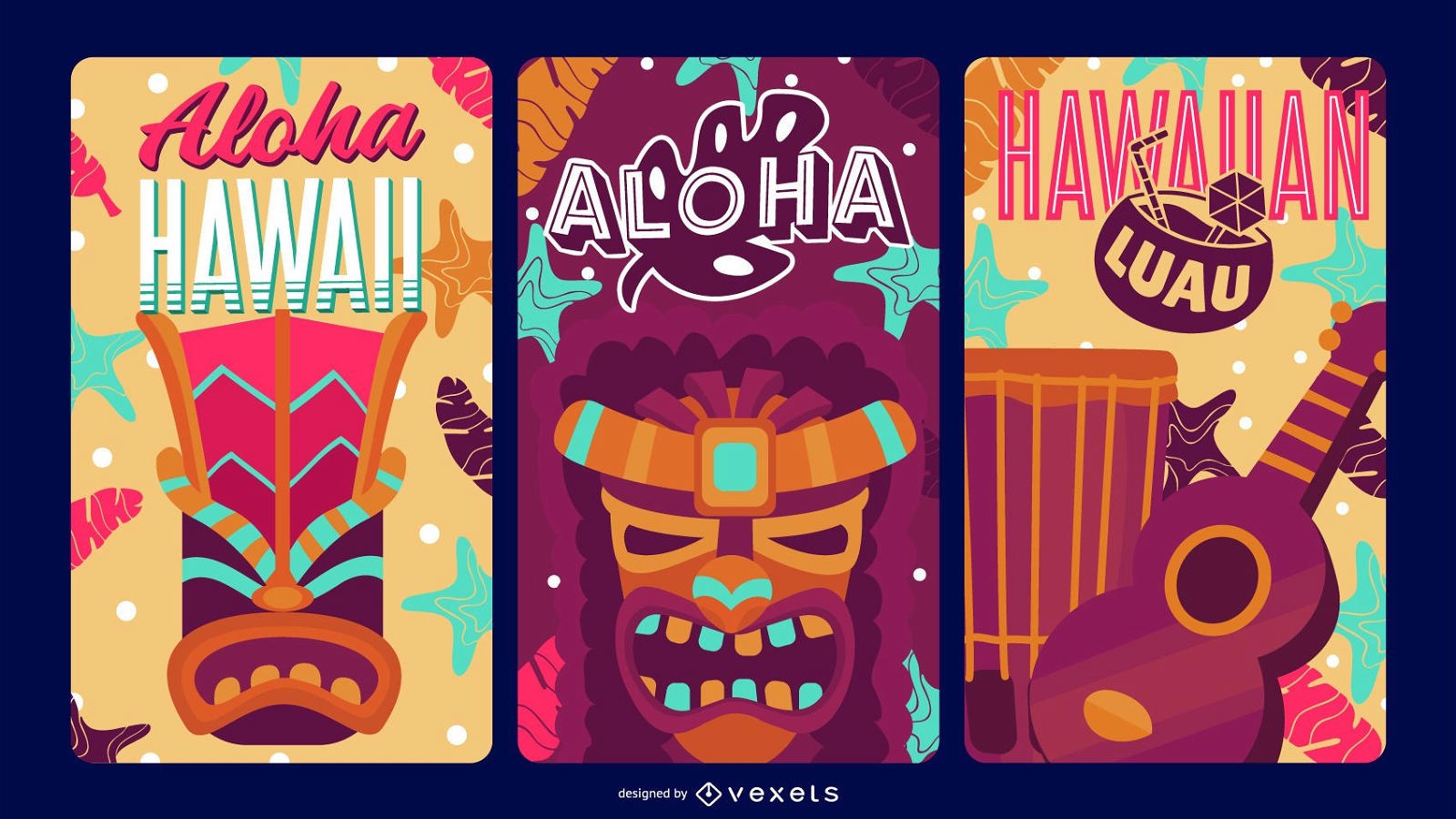 Aloha Hawaii Label Set