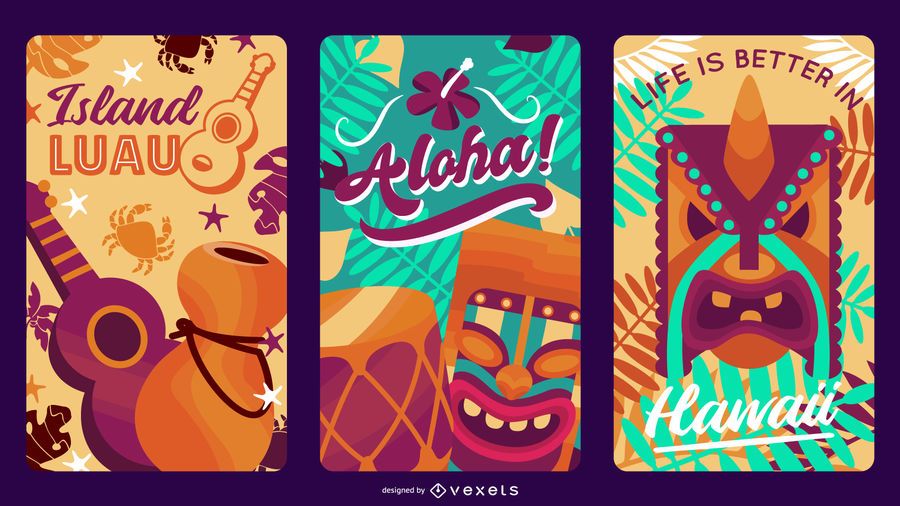 Hawaii Label Design Pack Hawaii Label Design Pack