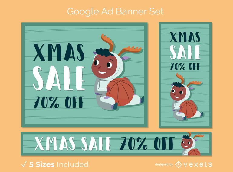 Google ad banner set christmas Google ad banner set christmas