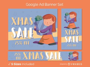 Banners de anuncios de google de venta de navidad Banners de anuncios de google de venta de navidad