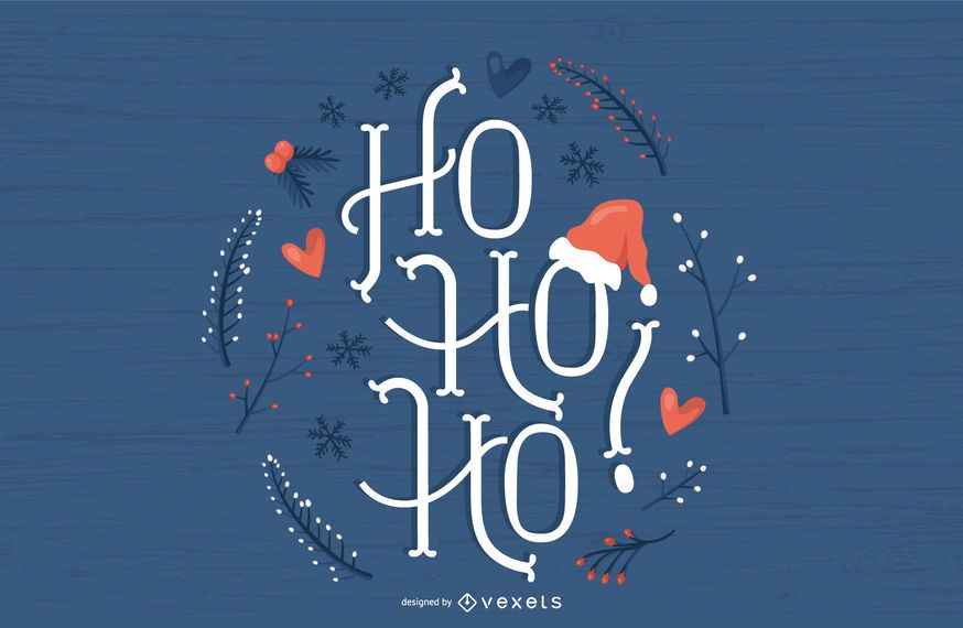 Cute christmas lettering design Cute christmas lettering design