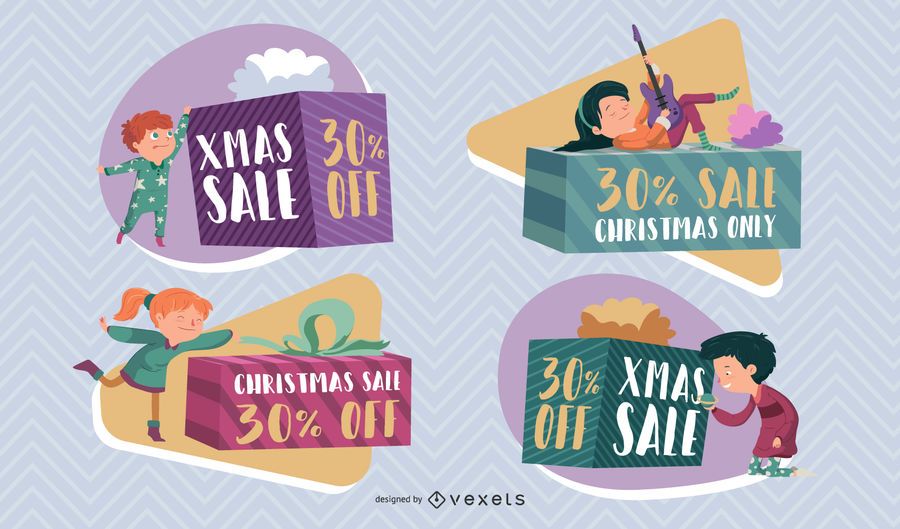Christmas sale kids badge set Christmas sale kids badge set