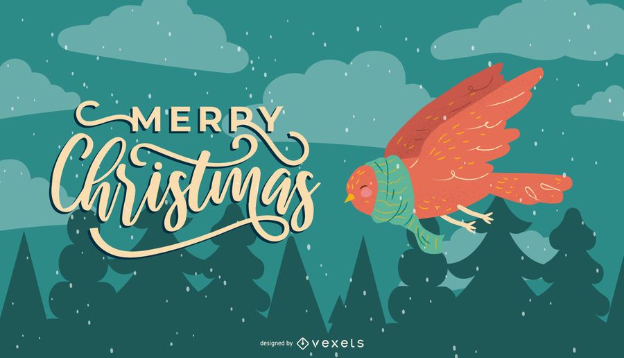 Ilustración de búho de Navidad Ilustración de búho de Navidad