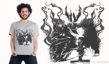 Ash knight t-shirt design Ash knight t-shirt design