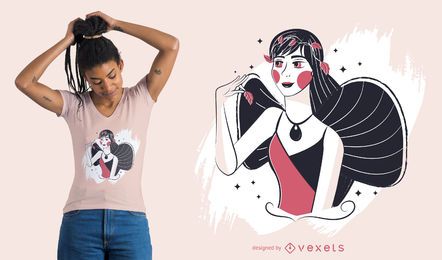 Enchanted fairy t-shirt design