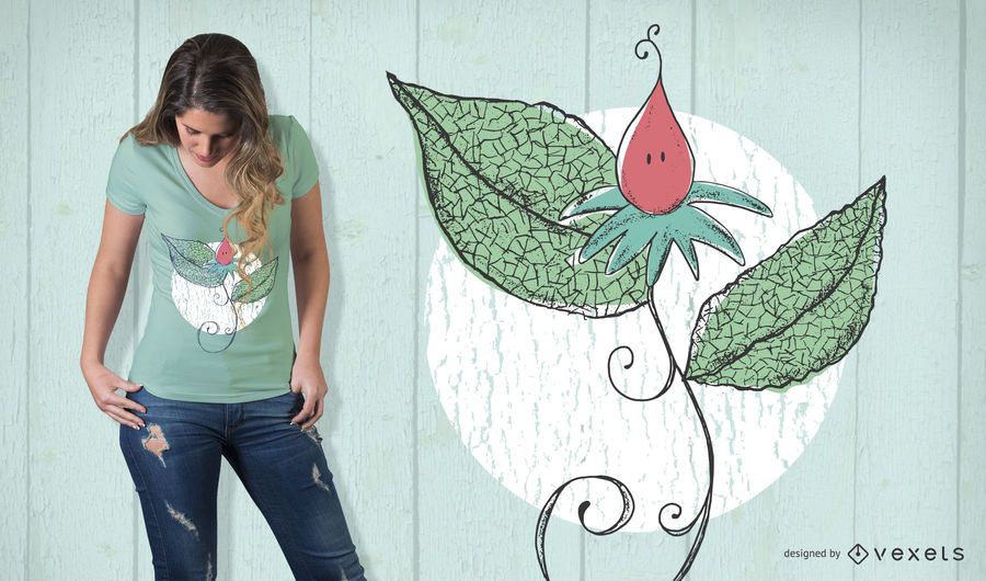 Fragile flower t-shirt design Fragile flower t-shirt design