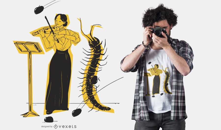 Geiger-Insekten-T-Shirt Design Geiger-Insekten-T-Shirt Design