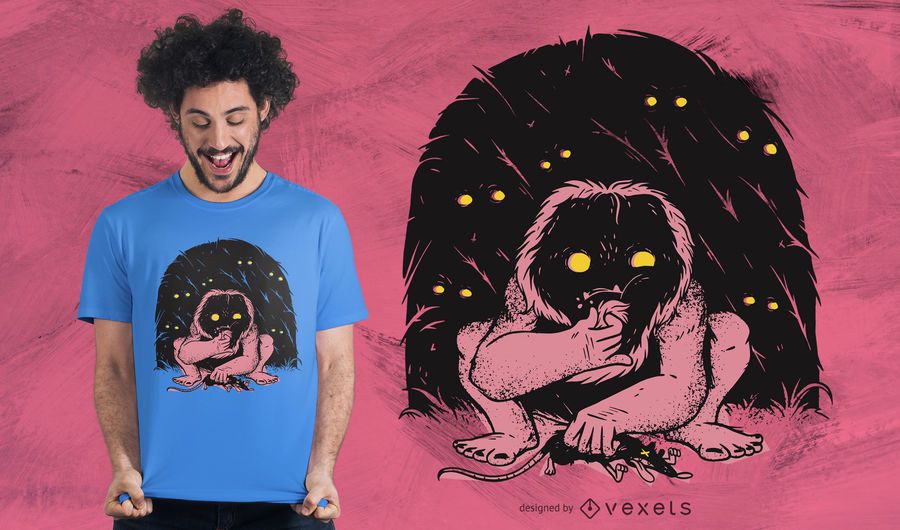 Wild creature t-shirt design Wild creature t-shirt design