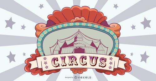 Vintage Circus Banner Design Vintage Circus Banner Design