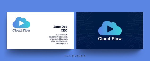 Digital Company Business Card Template Digital Company Business Card Template