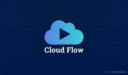 Cloud logo template