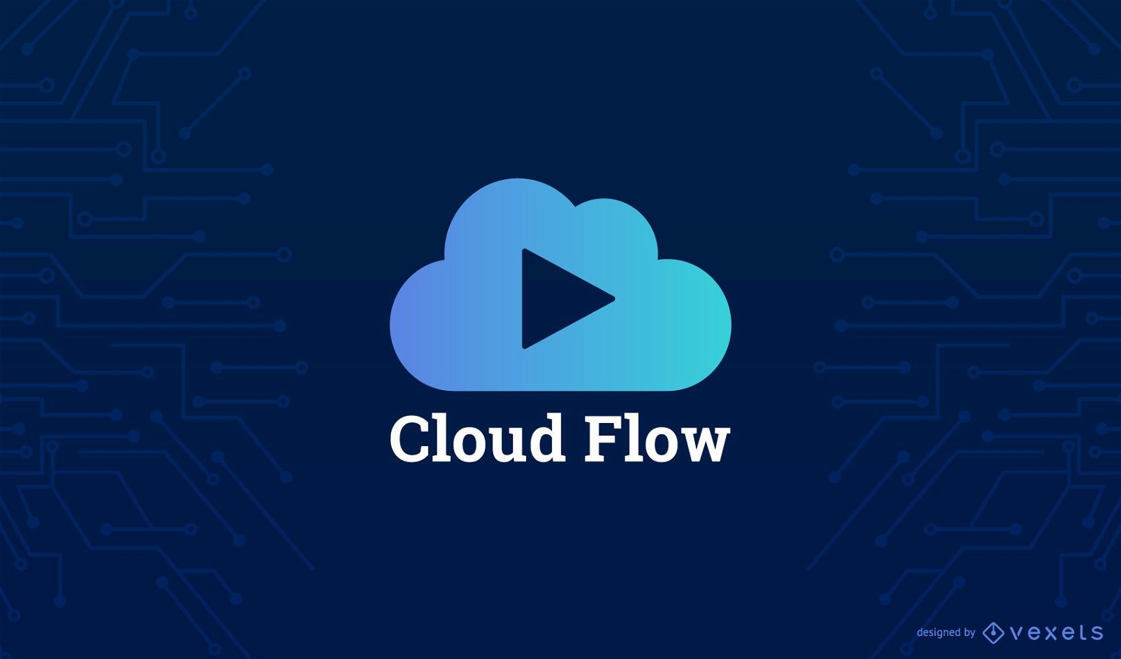 Cloud-Logo-Vorlage