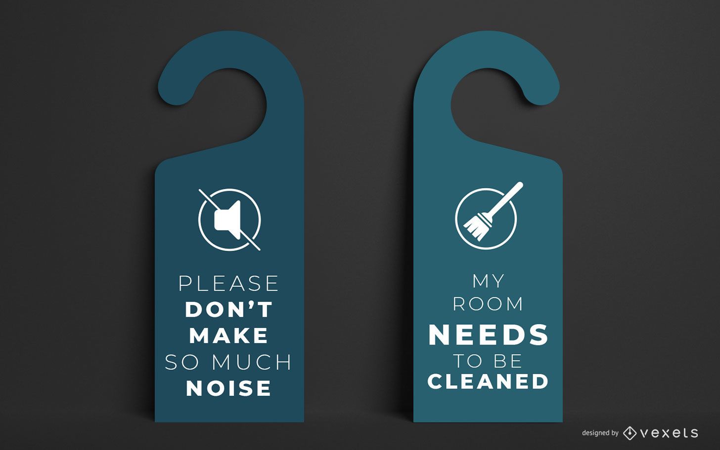 Hotel Door Hanger Template Design