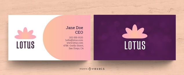 Wellness Business Card Design Wellness Business Card Design
