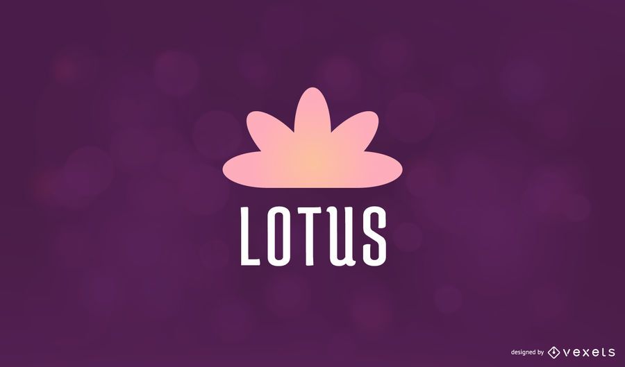 Design de logotipo de flor de lótus Design de logotipo de flor de lótus