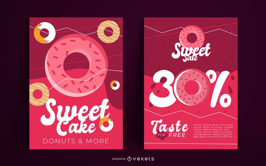 Sweets poster design Sweets poster design