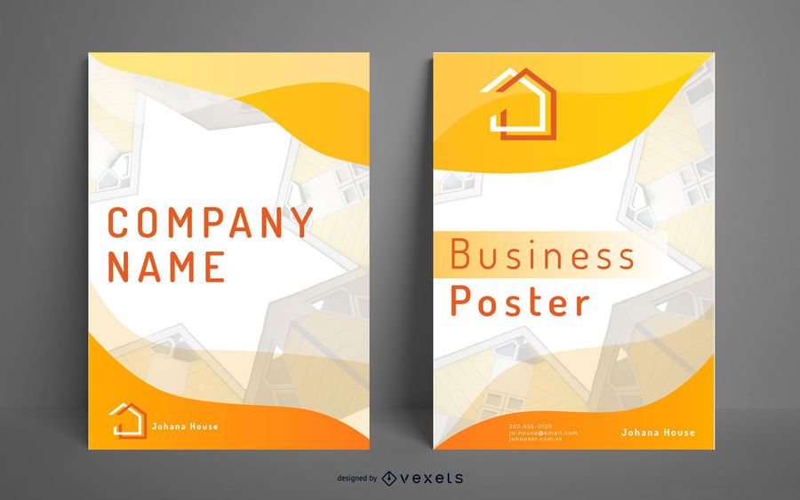 Business poster houses design Business poster houses design