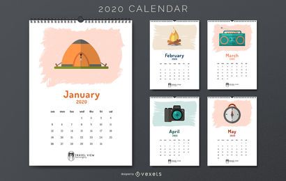 Calendário Travel 2020