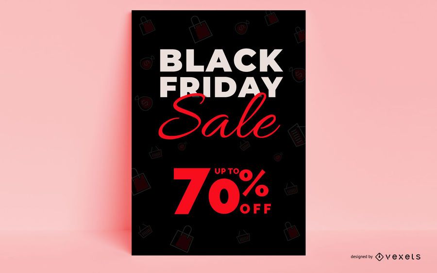 Black friday poster design Black friday poster design