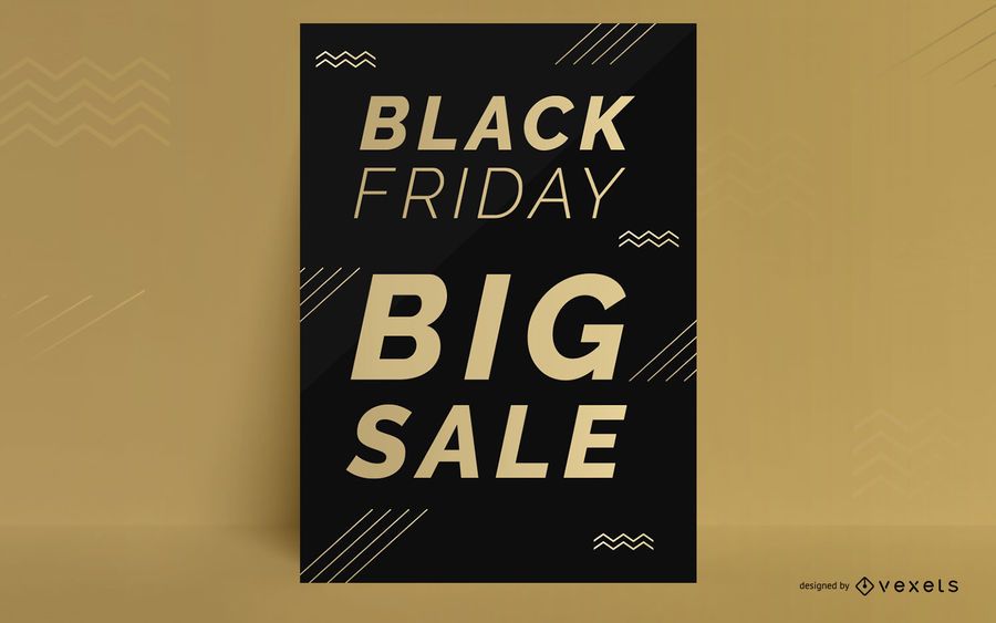 Black friday discount poster design Black friday discount poster design