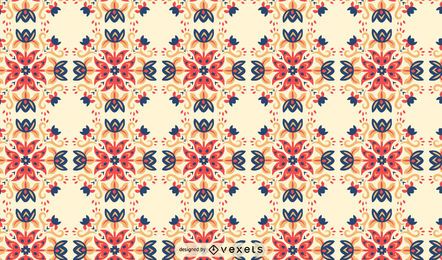 Flowers swirls scandinavian pattern Flowers swirls scandinavian pattern