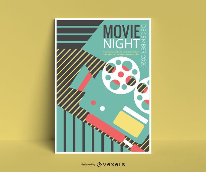 Cinema Event Poster Design Cinema Event Poster Design