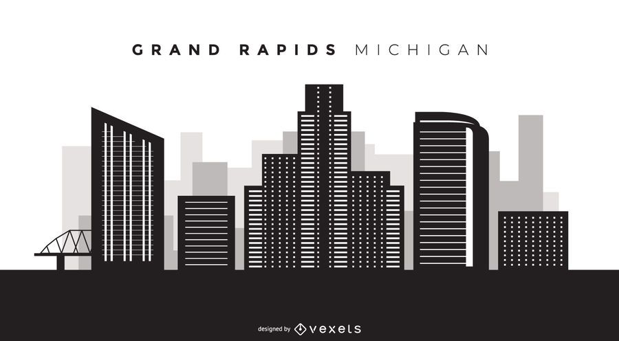Grand rapids michigan skyline Grand rapids michigan skyline