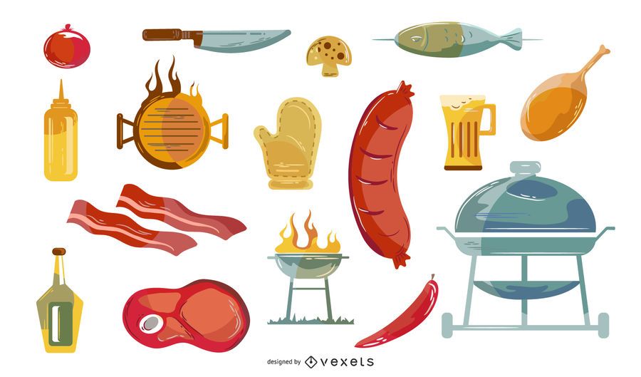 Barbecue Food Element Pack Barbecue Food Element Pack
