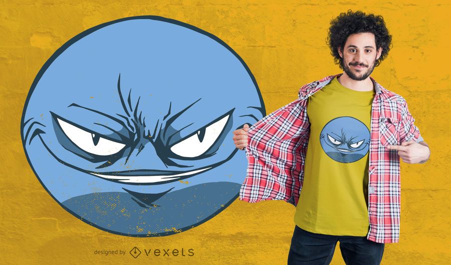 Grinning Emoji T-shirt Design Grinning Emoji T-shirt Design