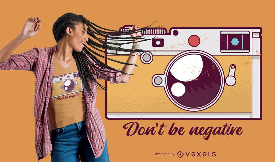 Negative t-shirt design Negative t-shirt design