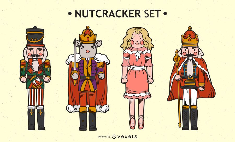 nutcracker-character-set-vector-download