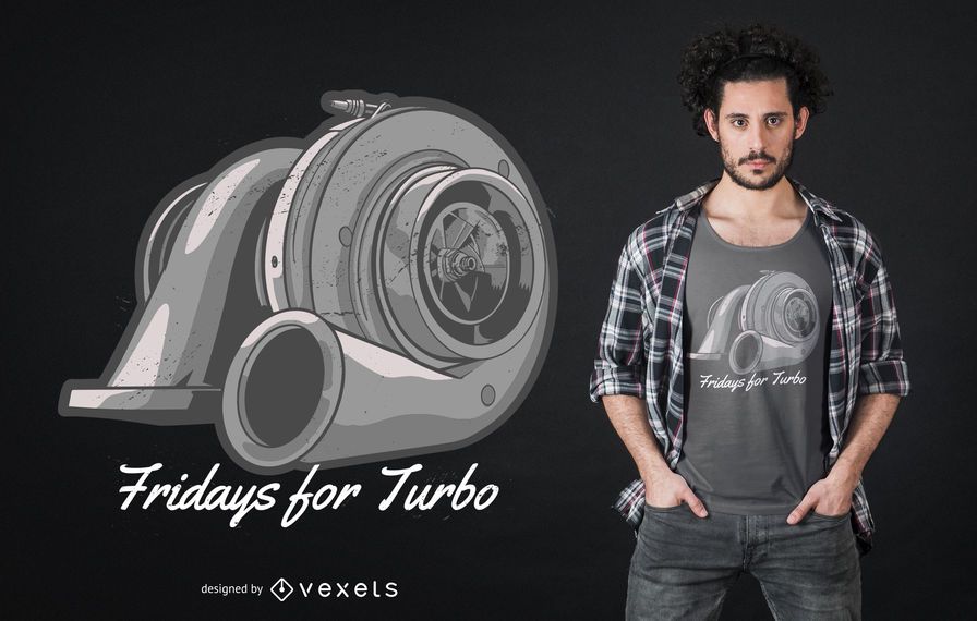 Diseño de camiseta de cotización de turbocompresor Diseño de camiseta de cotización de turbocompresor