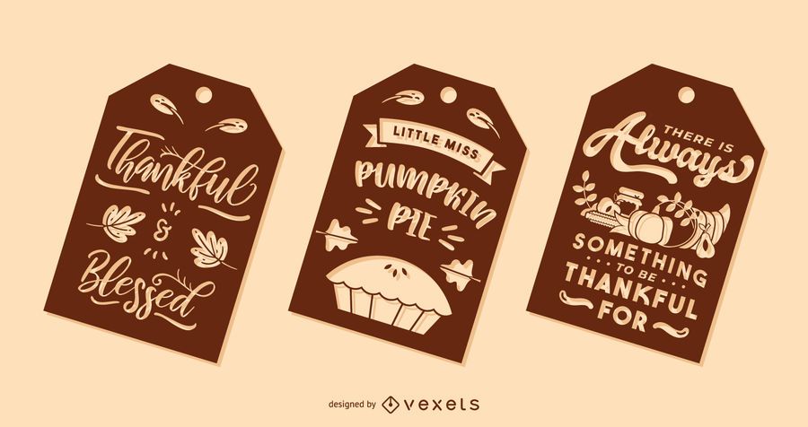 Thanksgiving tag set Thanksgiving tag set