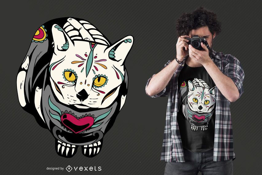 Dead Cat Day meowtos t-shirt design Dead Cat Day meowtos t-shirt design