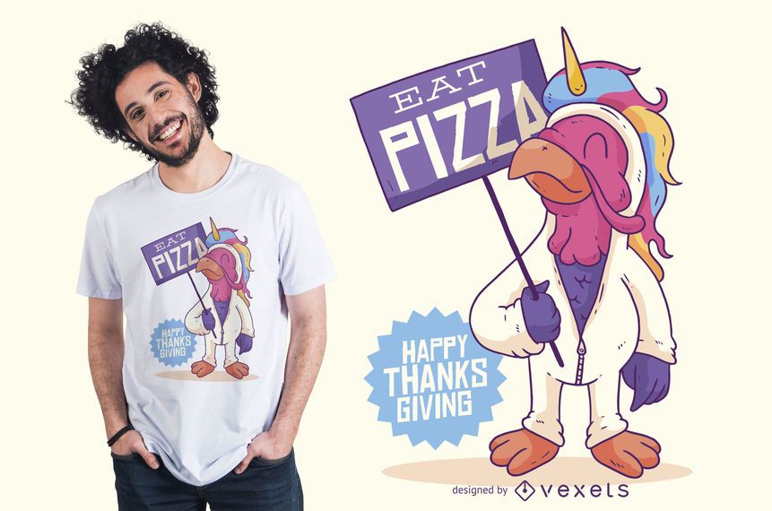 Unicorn Turkey Thanksgiving Funny T-shirt Design Unicorn Turkey Thanksgiving Funny T-shirt Design