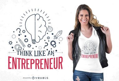 Entrepreneur Quote T-shirt Design Entrepreneur Quote T-shirt Design