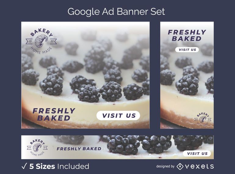 Bakery home made banner set Bakery home made banner set