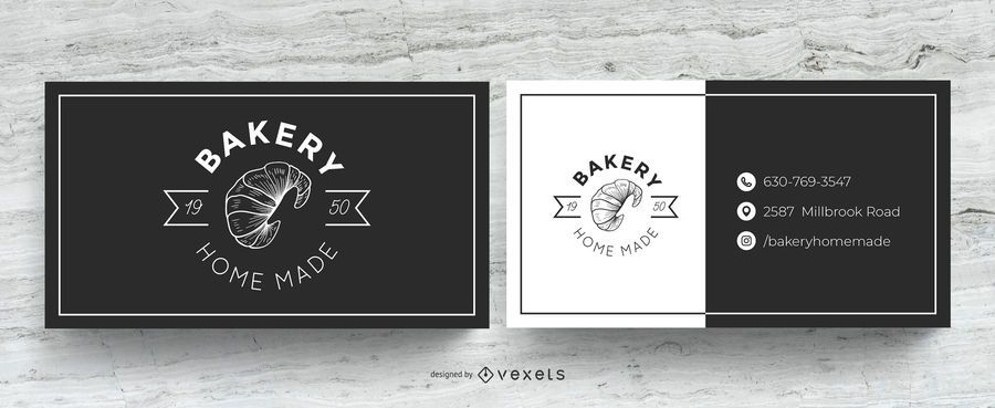 Bakery home made business card Bakery home made business card