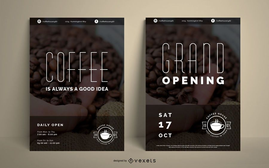 Kaffeehaus-Poster-Set Kaffeehaus-Poster-Set