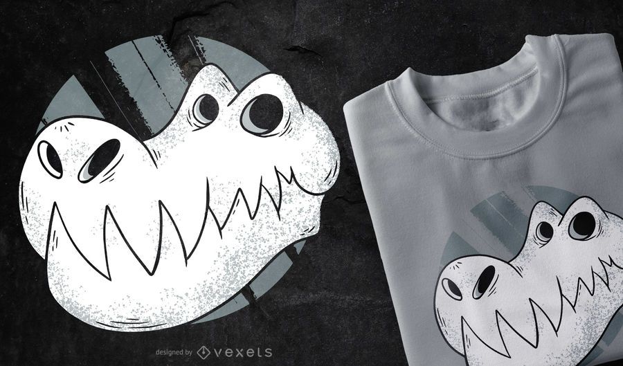 T-rex Skull T-shirt Design T-rex Skull T-shirt Design