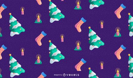 Design de padrão sem emenda de Natal Design de padrão sem emenda de Natal