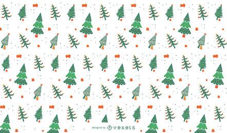 Diseño de patrón de árboles de navidad Diseño de patrón de árboles de navidad