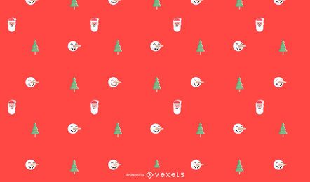 Padrão minimalista de Natal Padrão minimalista de Natal