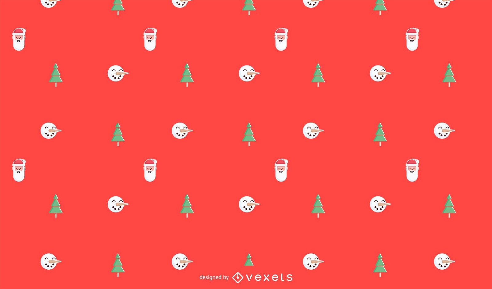 Christmas minimalist pattern