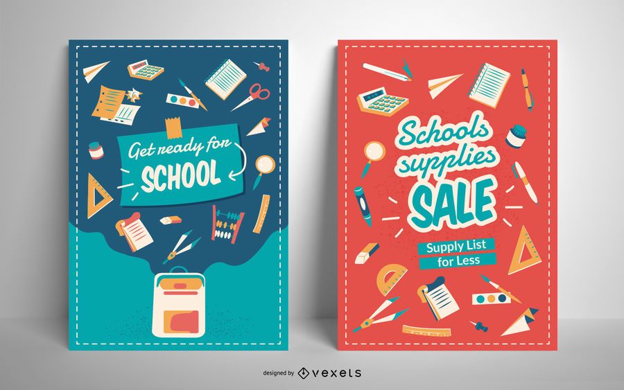 School Supply Sale Poster Template School Supply Sale Poster Template