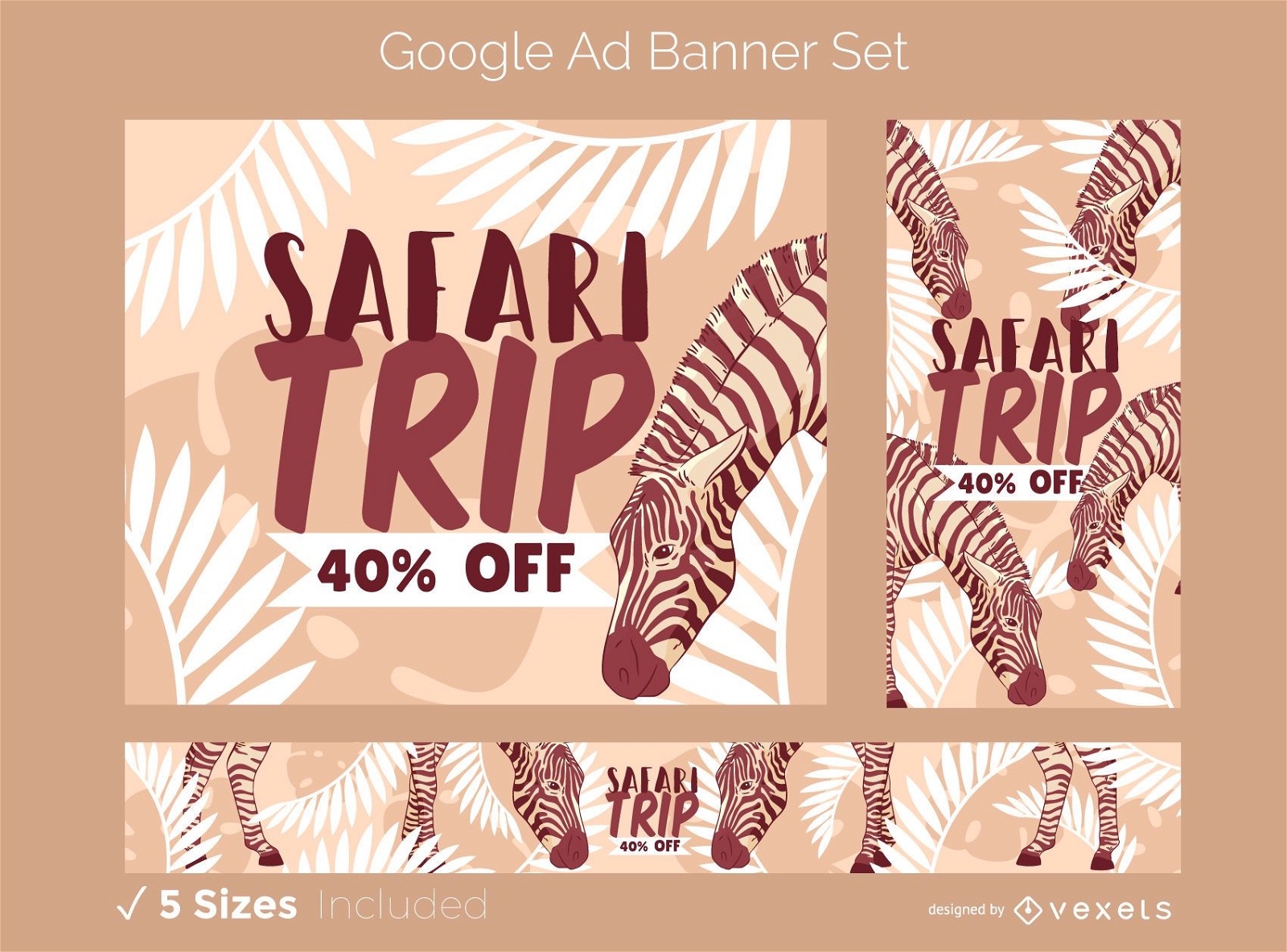 Safari Trip Google Anzeigen-Design-Set