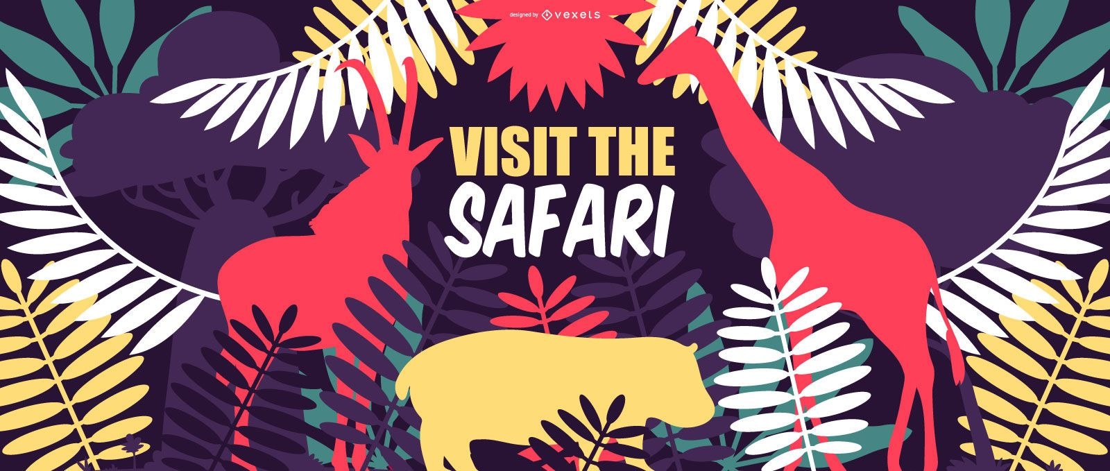 Safari Trip Natur Banner Design