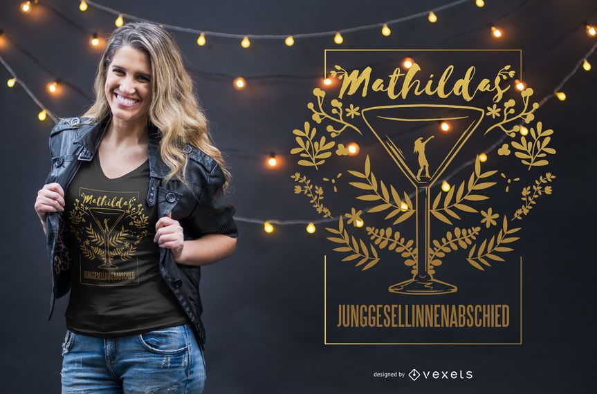 German Bachelorette T-shirt Design German Bachelorette T-shirt Design