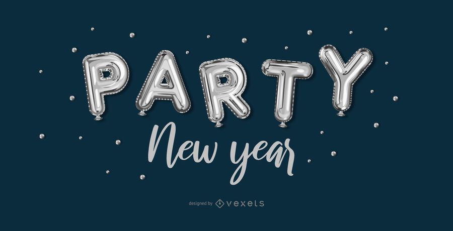 Diseño de banner de fiesta de año nuevo Diseño de banner de fiesta de año nuevo