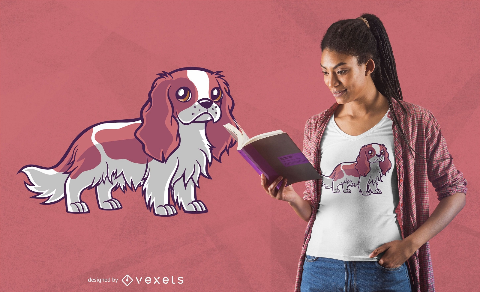 Cute dog ragnar t-shirt design